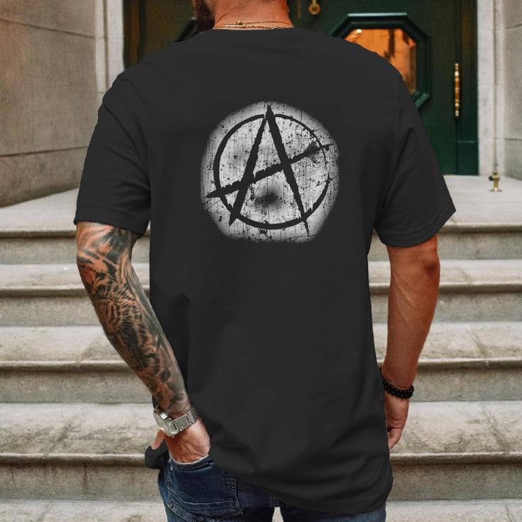 Anarchy SymbolShirt Graffiti Spray Paint Anarchism Mens Back Print T-shirt Gifts for Men