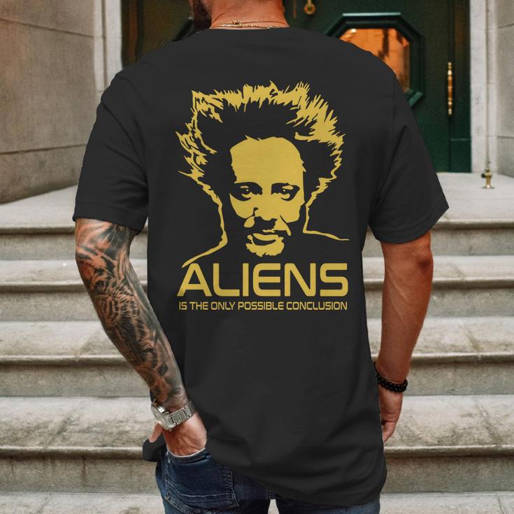 Ancient Aliens Giorgio Tsoukalos Mens Back Print T-shirt Gifts for Men