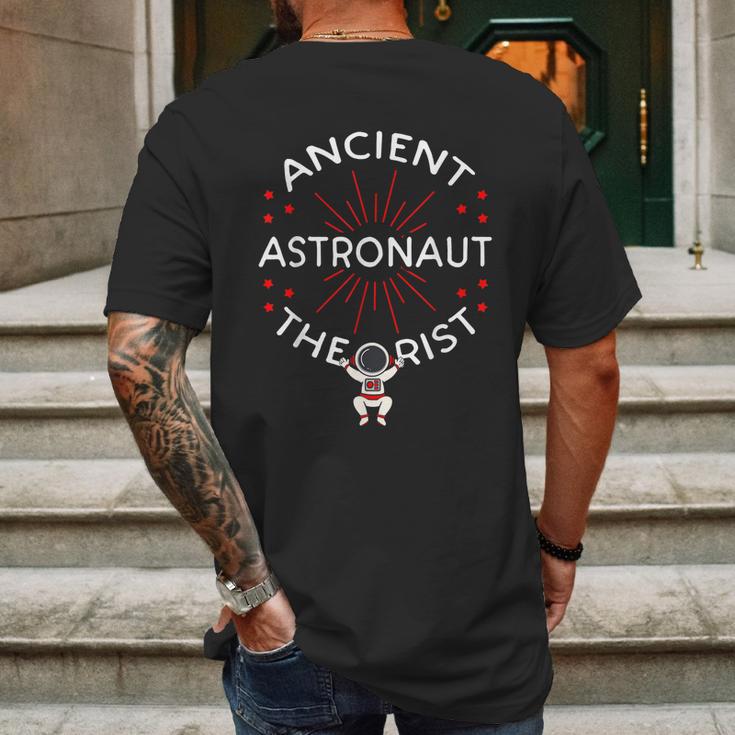 Ancient Astronaut Theorist Conspiracy Theory Alien Lover Mens Back Print T-shirt Gifts for Men