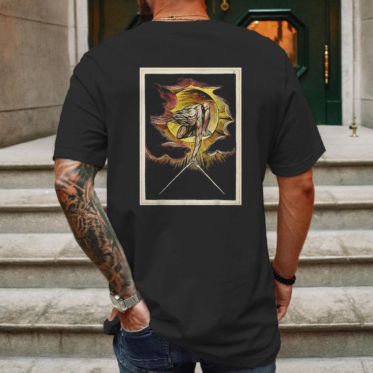 The Ancient Of Days Britain Visionary Art William Blake Mens Back Print T-shirt Gifts for Men