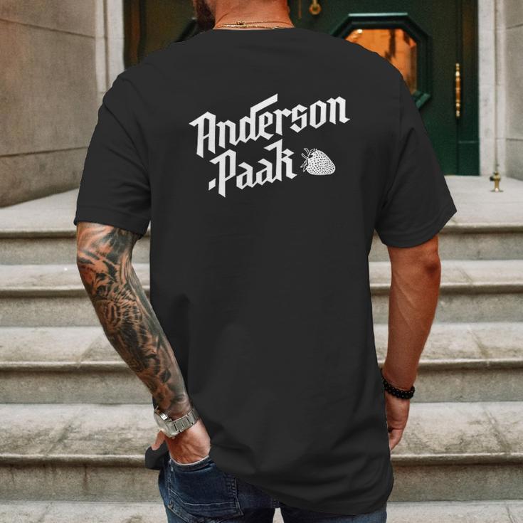 Anderson Paak Strawberry Mens Back Print T-shirt Gifts for Men