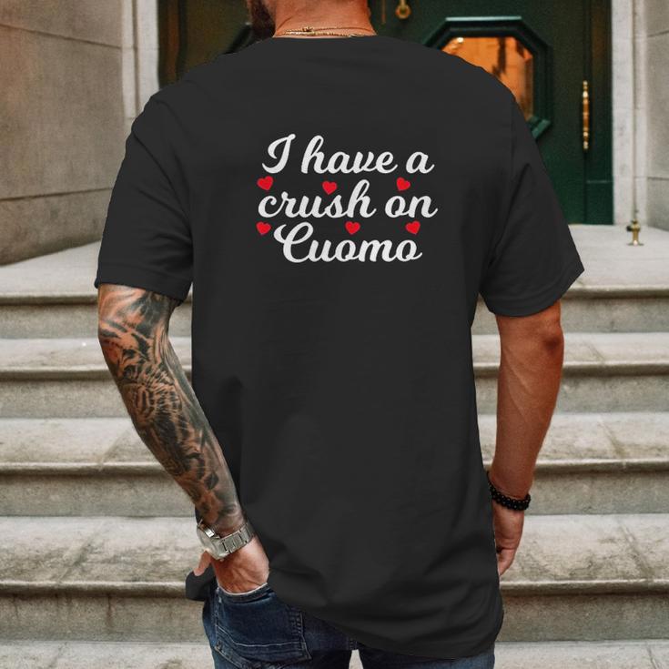 Andrew Cuomo I Have A Crush On Cuomo Mens Back Print T-shirt Gifts for Men