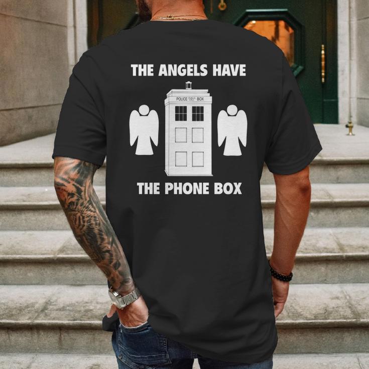 The Angels Have The Phone Box Mens Back Print T-shirt Gifts for Men