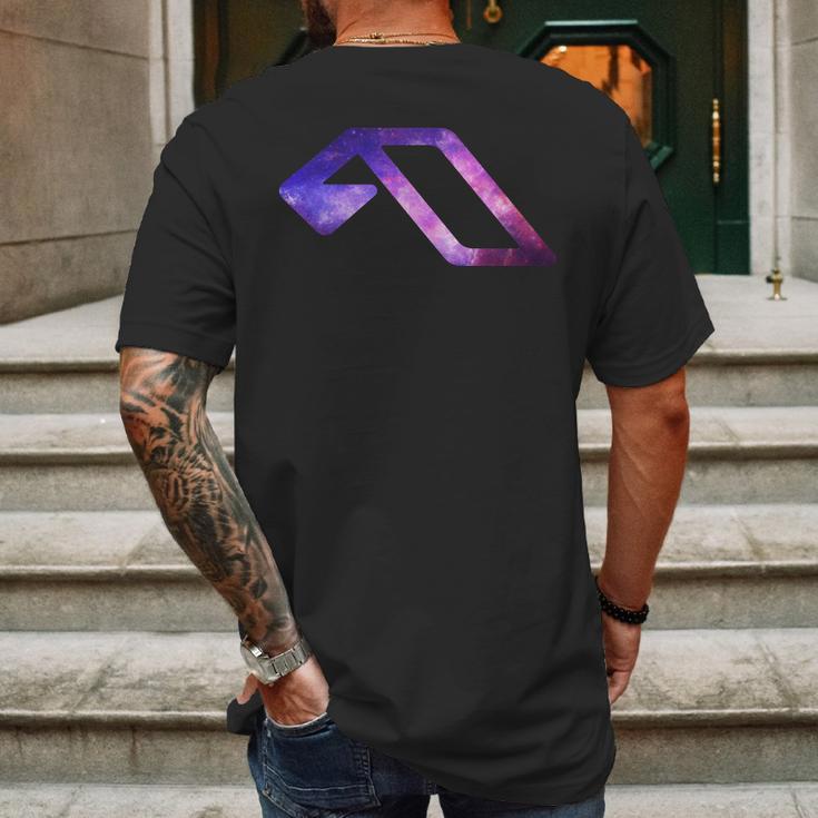 Anjunabeats Symbol Galaxy Nebula Mens Back Print T-shirt Gifts for Men