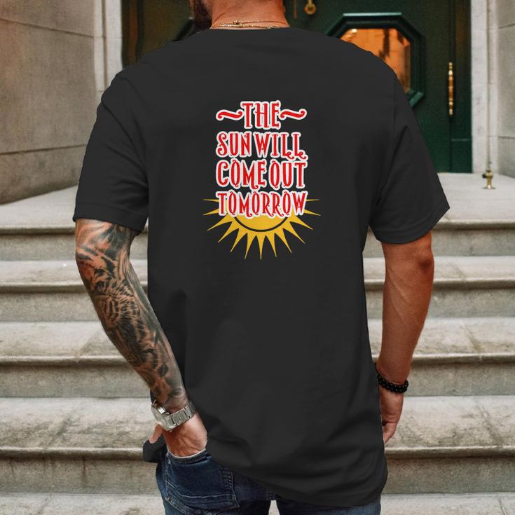 Annie - The Sun Will Come Out Tomorrow Mens Back Print T-shirt Gifts for Men