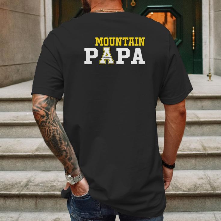 Appalachian State Mountaineers Mountain Papa Apparel Mens Back Print T-shirt Gifts for Men