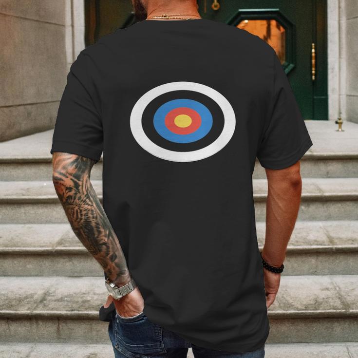 Archery Target Bullseye Prank T-Shirt For The Mens Back Print T-shirt Gifts for Men