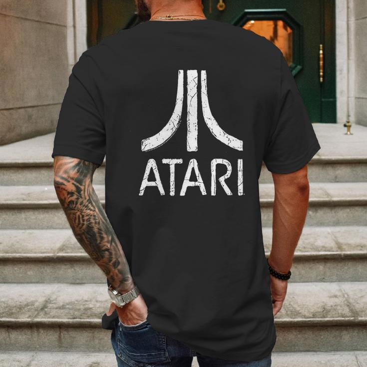 Atari Video Game Retro Logo Vintage Gaming Console Mens Back Print T-shirt Gifts for Men