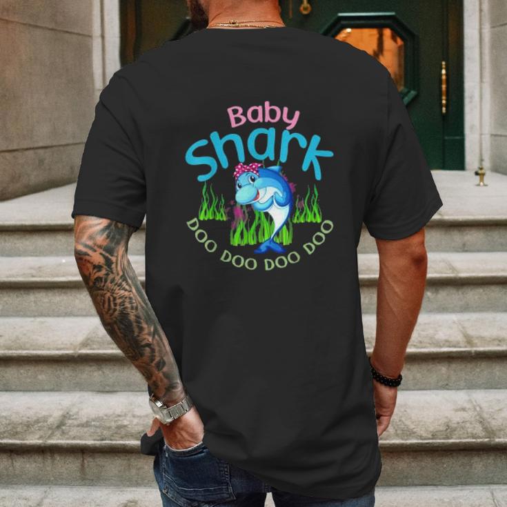 Baby SharkShirt Doo Doo Doo Mens Back Print T-shirt Gifts for Men