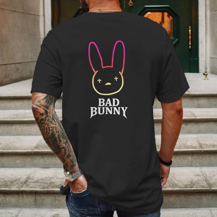 Bad Bunny Tour Cat Ear Mens Back Print T-shirt Gifts for Men