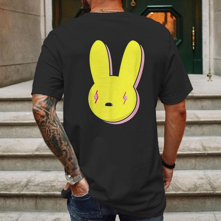 Bad Trap Lighting Bunny Eyes Dembow Reggaeton Style Mens Back Print T-shirt Gifts for Men