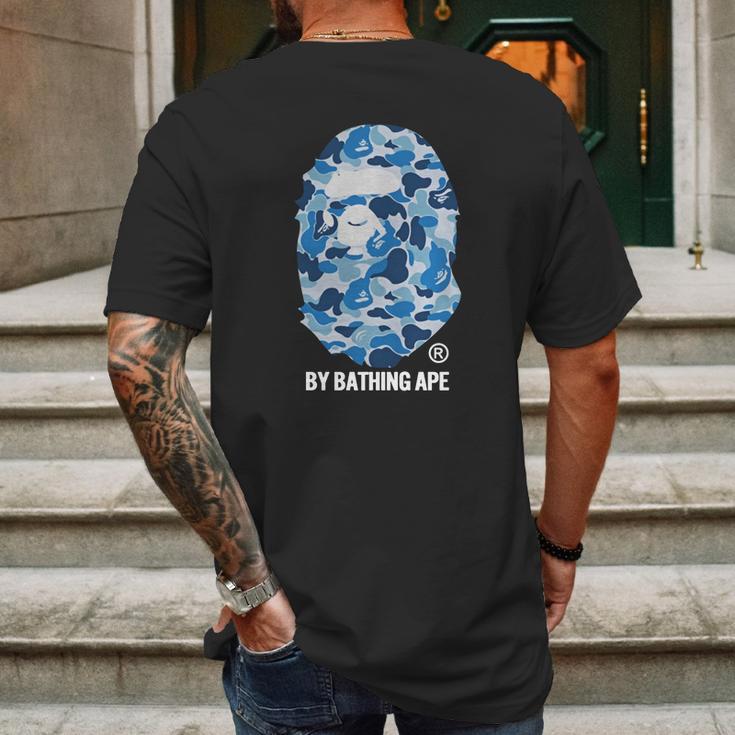 By Bape Abc Blue Camo T-Shirt Mens Back Print T-shirt Gifts for Men