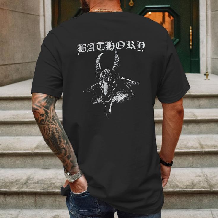 Bathory Goat Mens Back Print T-shirt Gifts for Men