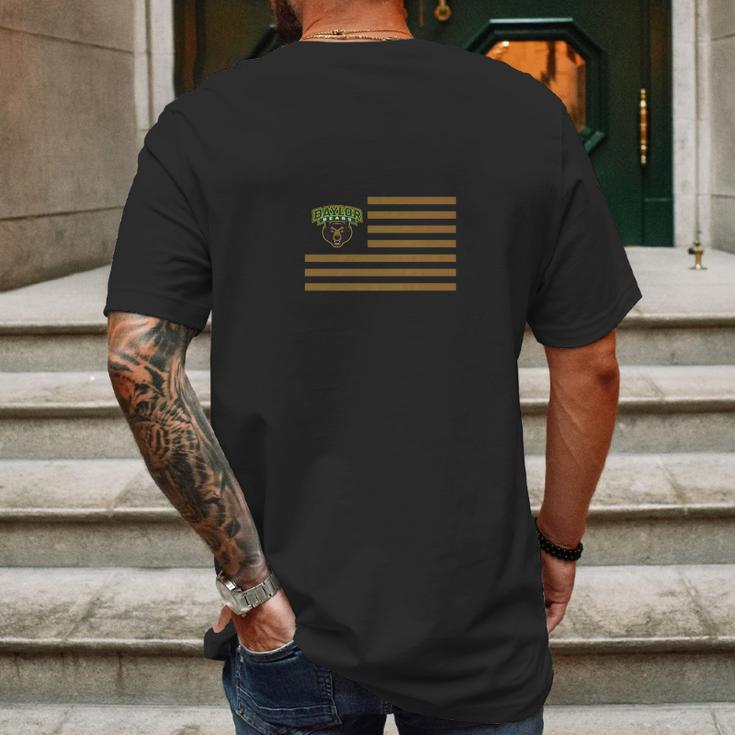 Baylor Bears Baylor Stripes Apparel Mens Back Print T-shirt Gifts for Men