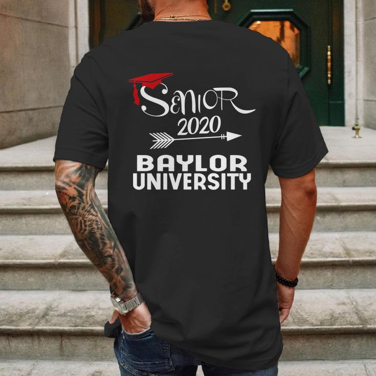 Baylor University Senior 2020 Mens Back Print T-shirt Gifts for Men