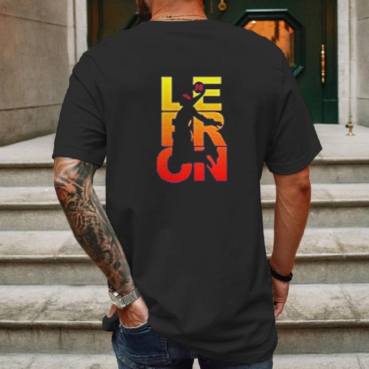 Beach Open New Lebron Fan Mens Back Print T-shirt Gifts for Men