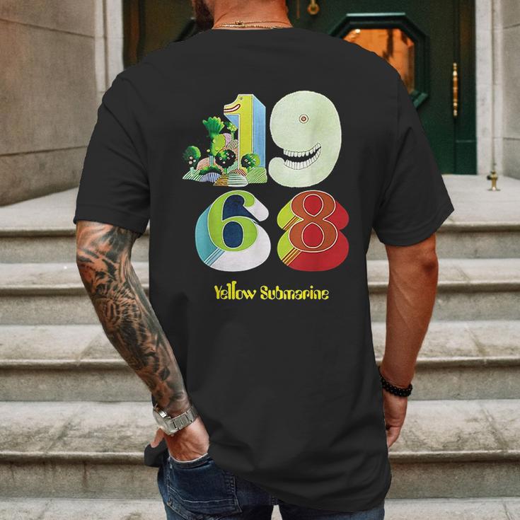 The Beatles 1968 Mens Back Print T-shirt Gifts for Men