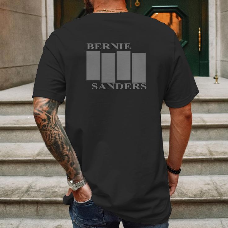 Bernie Sanders Black White Flag 2020 Shirt Mens Back Print T-shirt Gifts for Men