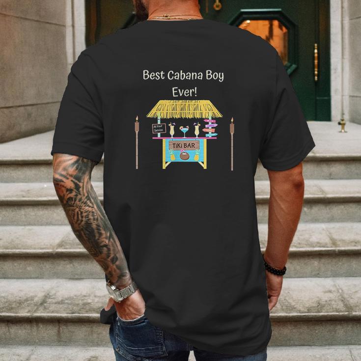 Best Ever Cabana Boy Mens Back Print T-shirt Gifts for Men