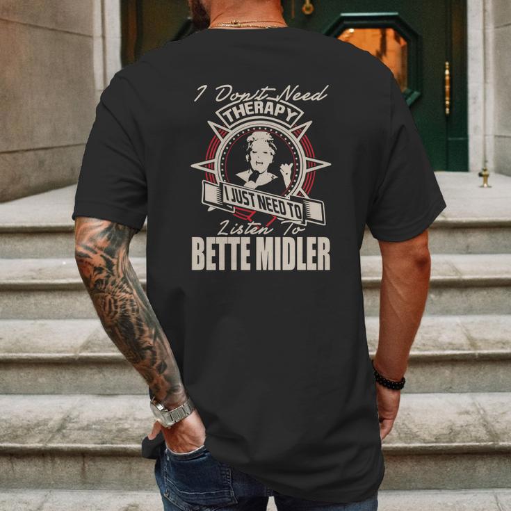 Bette Midler Loving Tshirt Bette Midler Loving Hoodies Mens Back Print T-shirt Gifts for Men