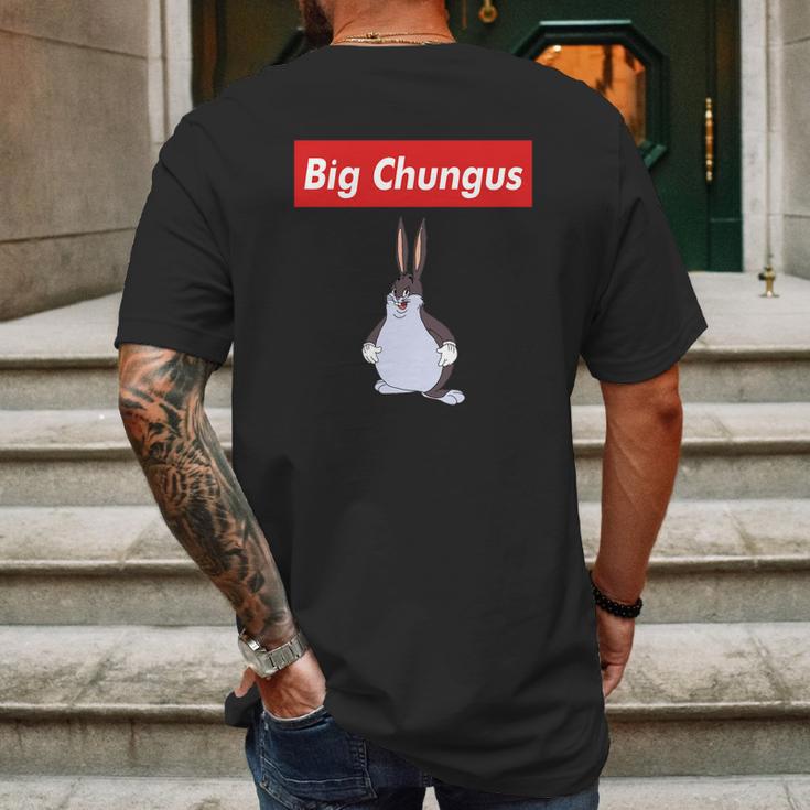 Big Chungus Shirt Mens Back Print T-shirt Gifts for Men