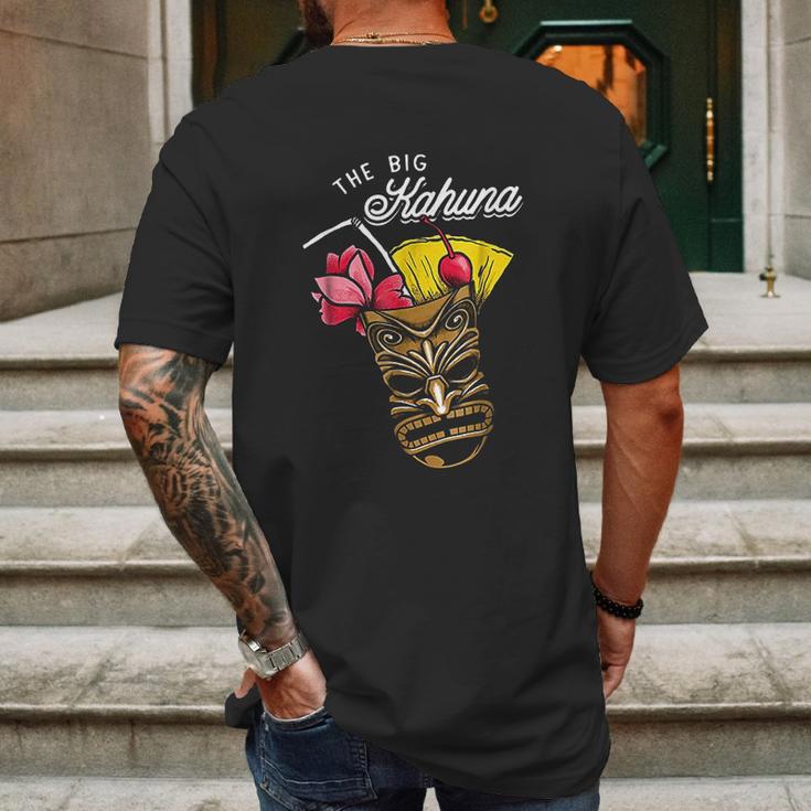 The Big Kahuna Tiki Drink Hawaii Luau Vacation Mens Back Print T-shirt Gifts for Men