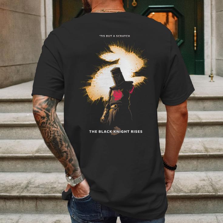 The Black Knight Rises Mens Back Print T-shirt Gifts for Men