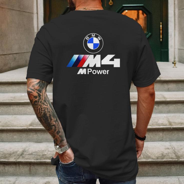 Bmw M4 Mens Back Print T-shirt Gifts for Men