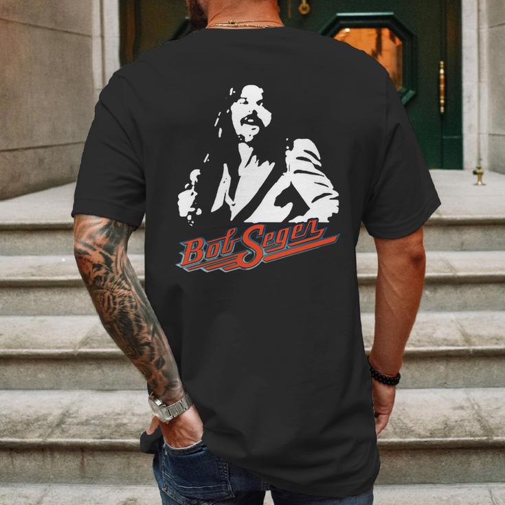 Bob Seger Mens Back Print T-shirt Gifts for Men