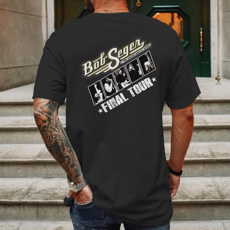 Bob Seger And The Silver Bullet Mens Back Print T-shirt Gifts for Men