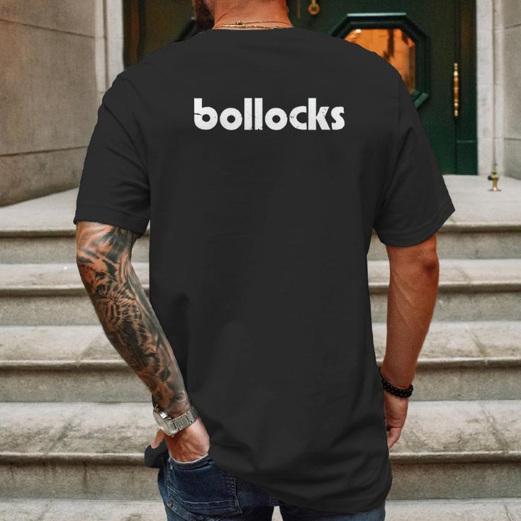 Bollocks Mens Back Print T-shirt Gifts for Men