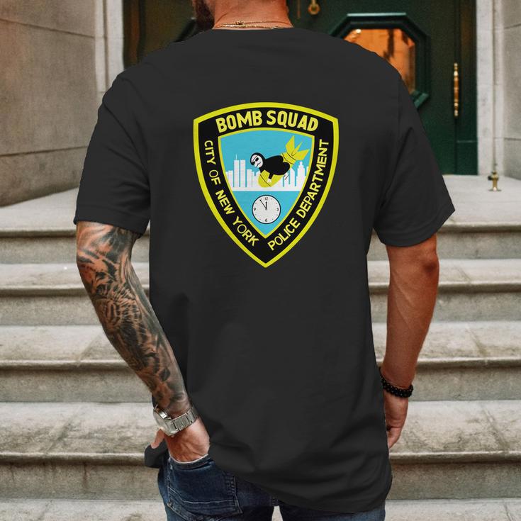 The Bomb Squad Nypd Cool Vector Mens Back Print T-shirt Gifts for Men