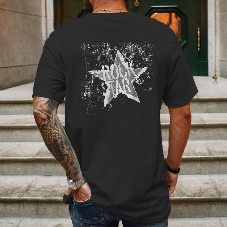 Born To Be Rock Star Mens Back Print T-shirt Gifts for Men