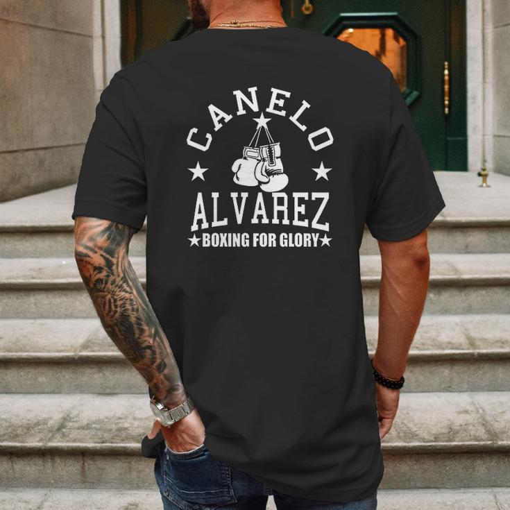 Boxing For Glory Team Canelo Mens Back Print T-shirt Gifts for Men