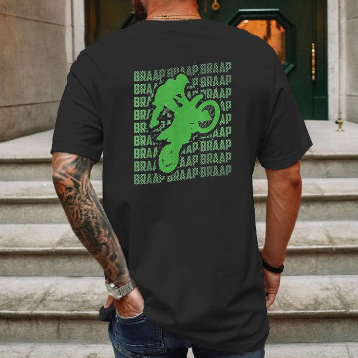 Braap Moto Mens Back Print T-shirt Gifts for Men