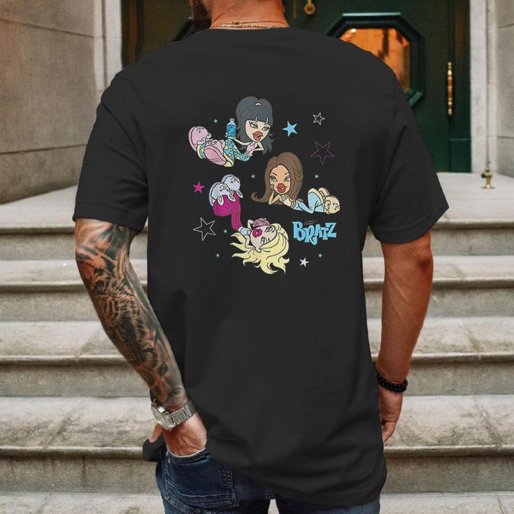 Bratz Group Shot Slumber Party Mens Back Print T-shirt Gifts for Men