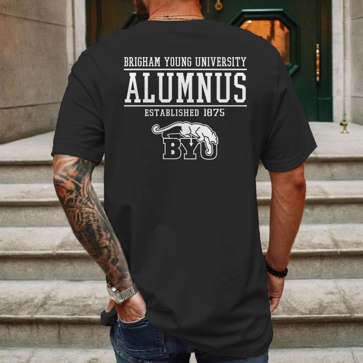 Brigham Young University Alumnus Mens Back Print T-shirt Gifts for Men