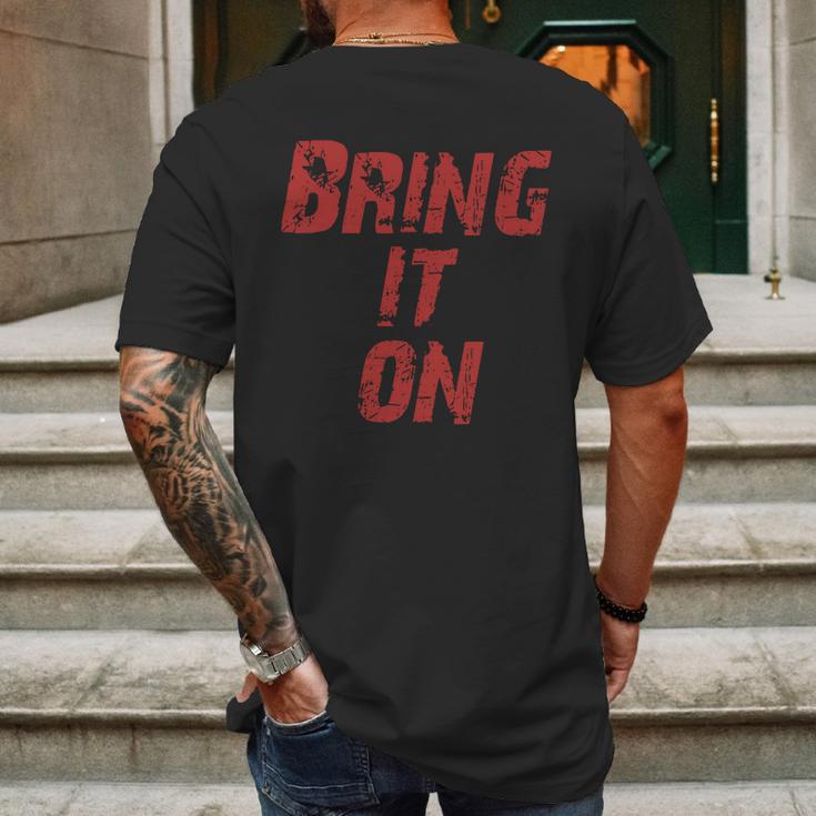 Bring It On Mens Back Print T-shirt Gifts for Men