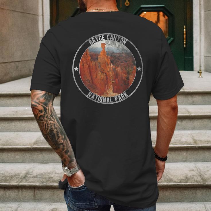 Bryce Canyon National Park Distressed Thors Hammer Mens Back Print T-shirt Gifts for Men