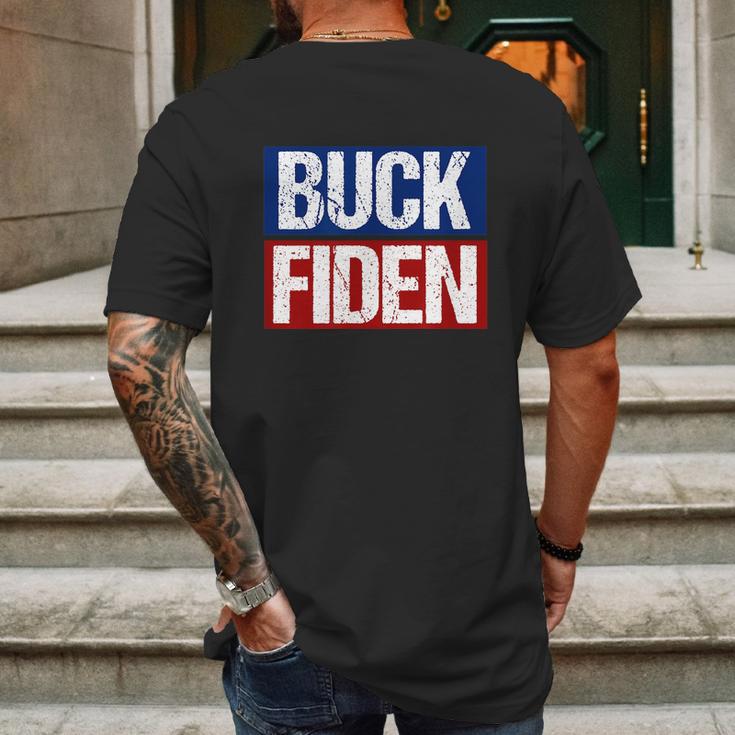 Buck Fiden Fuck Biden Anti Joe Biden Mens Back Print T-shirt Gifts for Men