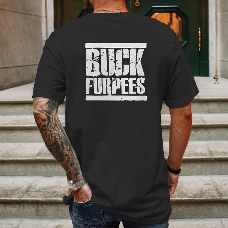 Buck Furpees Mens Back Print T-shirt Gifts for Men