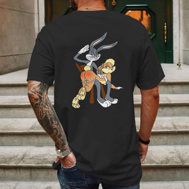 Bugs Bunny And Lola Mens Back Print T-shirt Gifts for Men