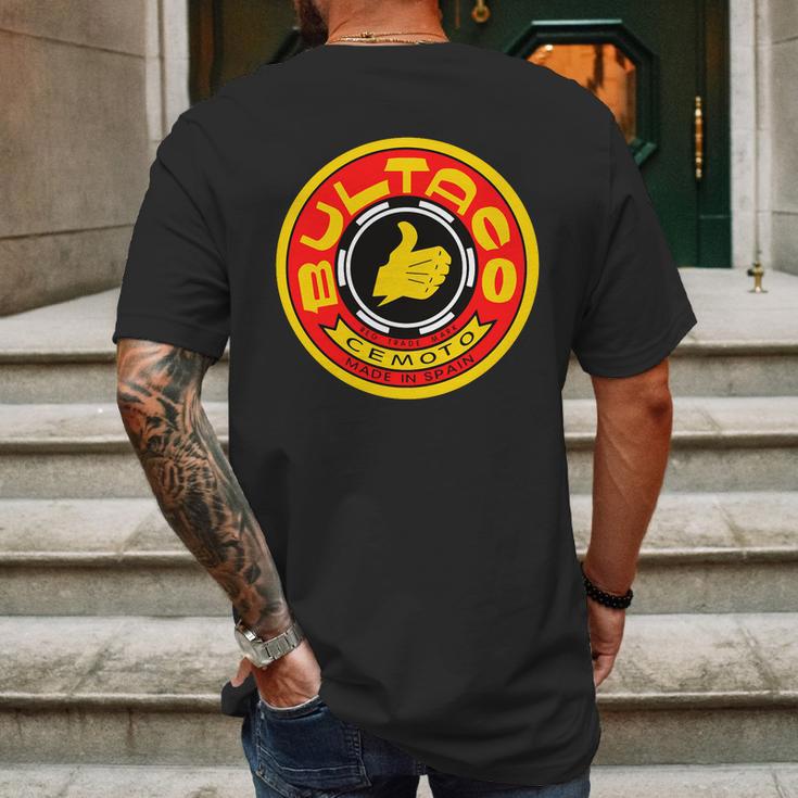 Bultaco T-Shirt_2 Mens Back Print T-shirt Gifts for Men