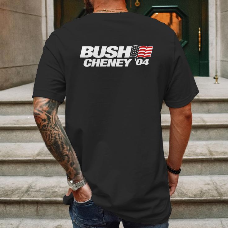 Bush Cheney 2004 Election Campaign Logo Gift Mens Back Print T-shirt Gifts for Men