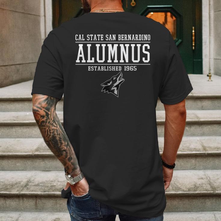 Cal State San Bernardino Alumnus Mens Back Print T-shirt Gifts for Men