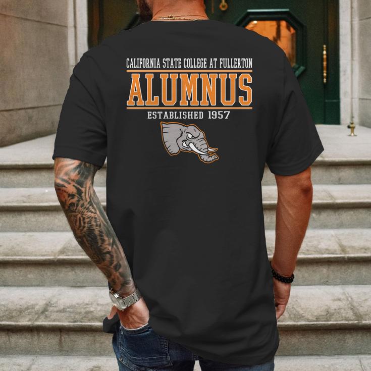 California State College At Fullerton Alumnus Mens Back Print T-shirt Gifts for Men