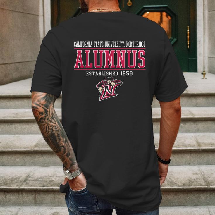 California State University Northridge Alumnus Mens Back Print T-shirt Gifts for Men