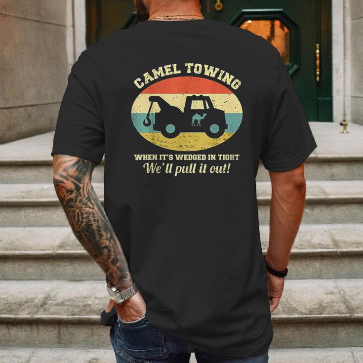 Camel Towing Mens Back Print T-shirt Gifts for Men