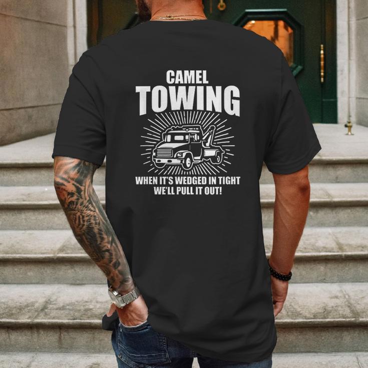 Camel Towing Gift Mens Back Print T-shirt Gifts for Men