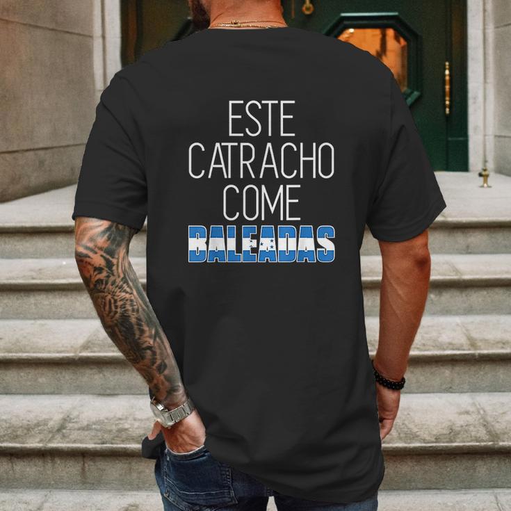 Camisa Honduras Flag Honduran Gift Catracho Come Baleadas Mens Back Print T-shirt Gifts for Men